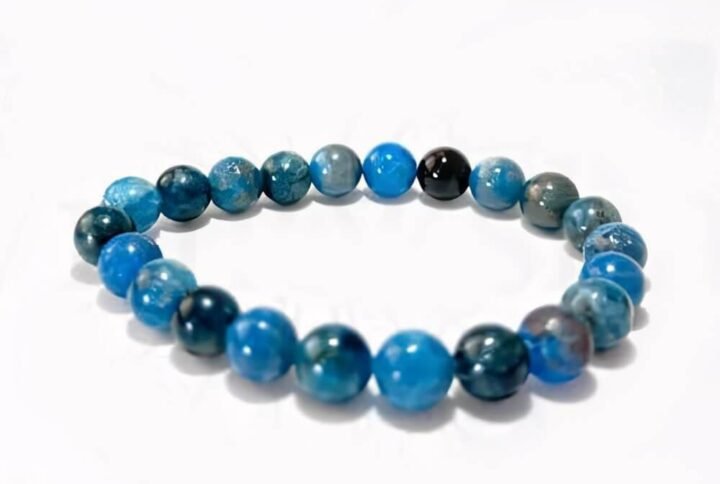 Blue apatite bracelet
