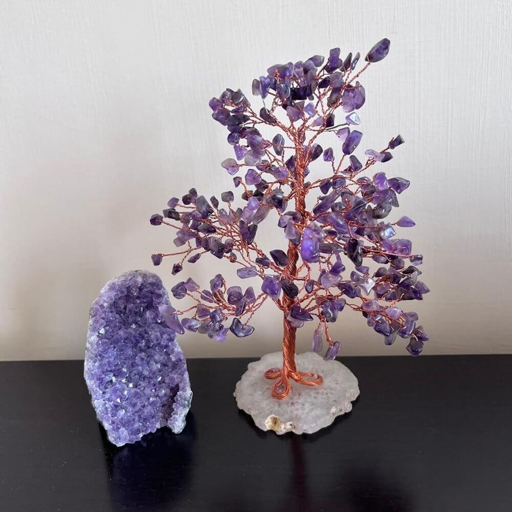 Amethyst Feng Shui Tree Peace Harmony and Tranquility