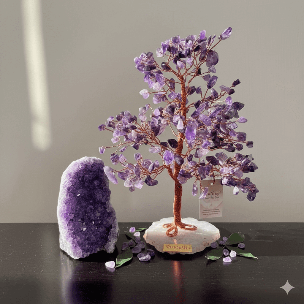 Amethyst Feng Shui Tree Peace Harmony and Tranquility