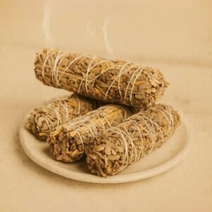 Indian sage smudge sticks for energy cleansing and protection