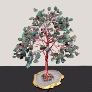 Green Aventurine Feng Shui money tree for luck prosperity and financial growth by Vimoksha