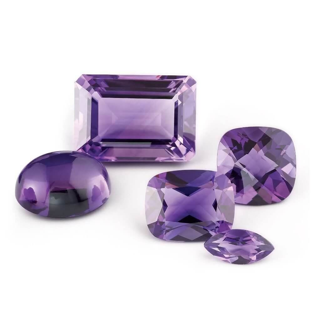 Beautiful Purple Amethyst Gem Stone Crystal