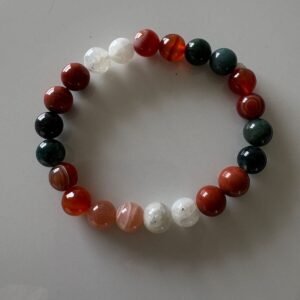 Fertility crystal bracelet for conception with moonstone and healing stones by Vimoksha