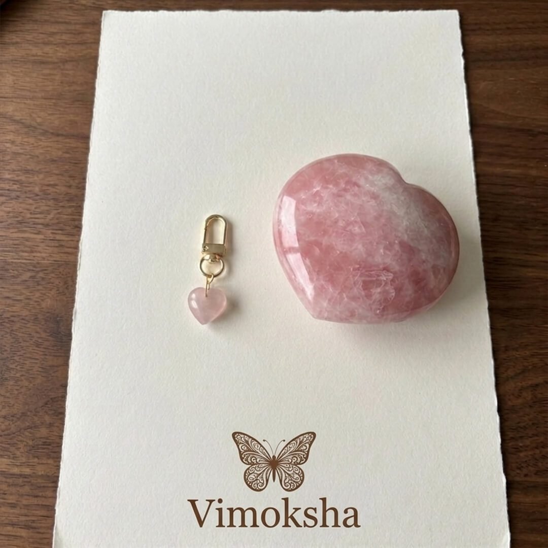 Rose quartz charm love